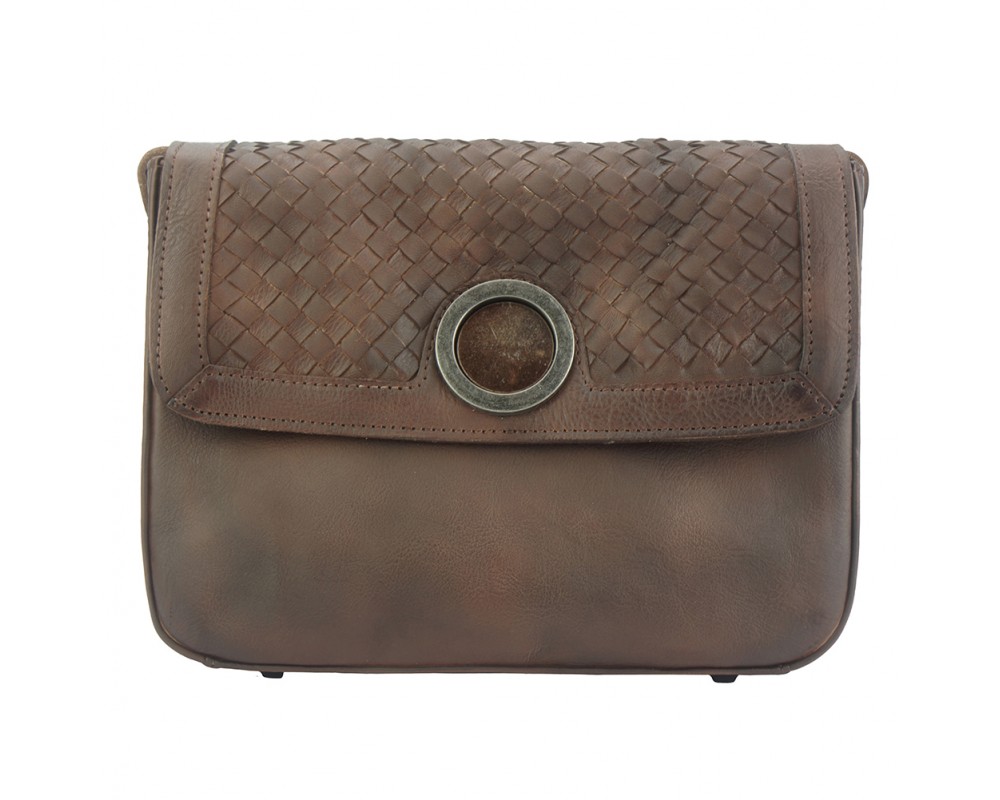 Vintage Woven Flap Leather Shoulder Bag โ Stock-9