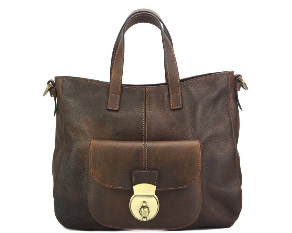 Duomo leather shoulder bag โ 7401