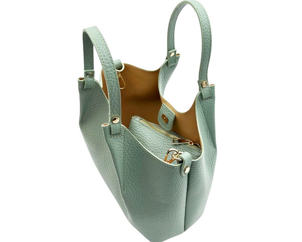 Artemisia Small Italian Cow Leather Shoulder Bag โ DO-B0119S