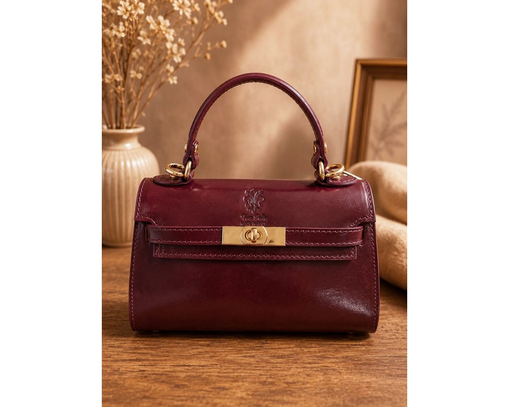 Celestine Leather Top Handle Bag โ 6642