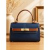 Celestine Leather Top Handle Bag โ 6642