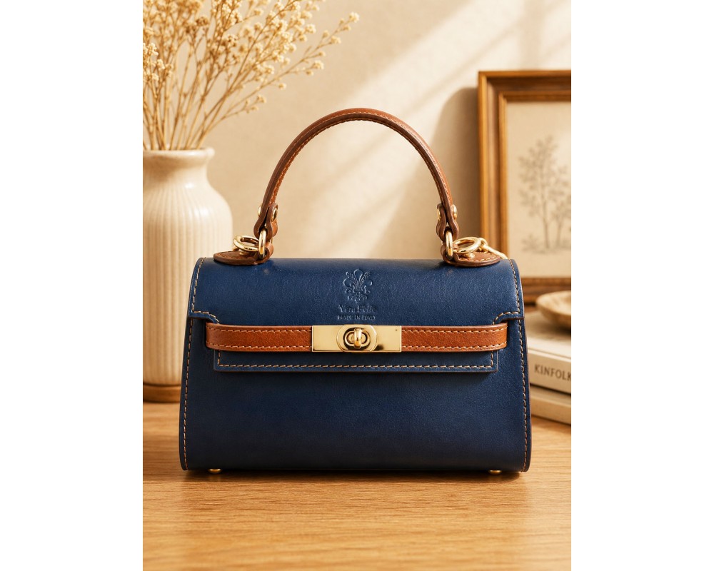 Celestine Leather Top Handle Bag โ 6642