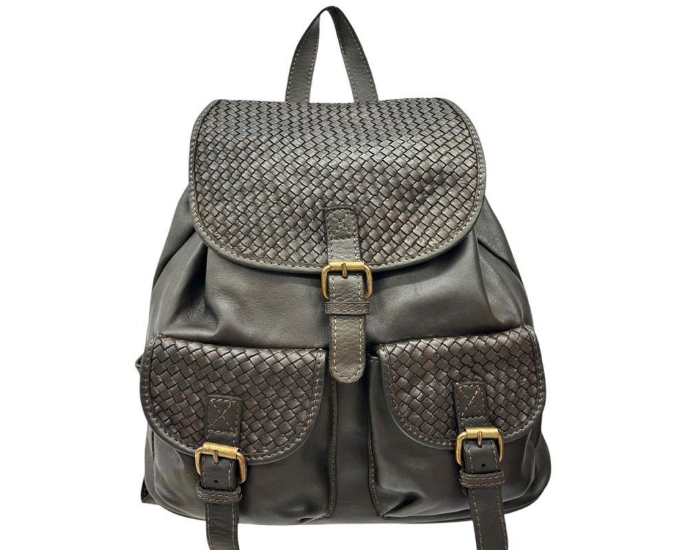 Marinella Washed Cow Leather Backpack โ LA-B0278