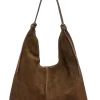 Petra Large Suede Shoulder Bag โ CM-B0346