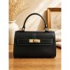Celestine Leather Top Handle Bag โ 6642