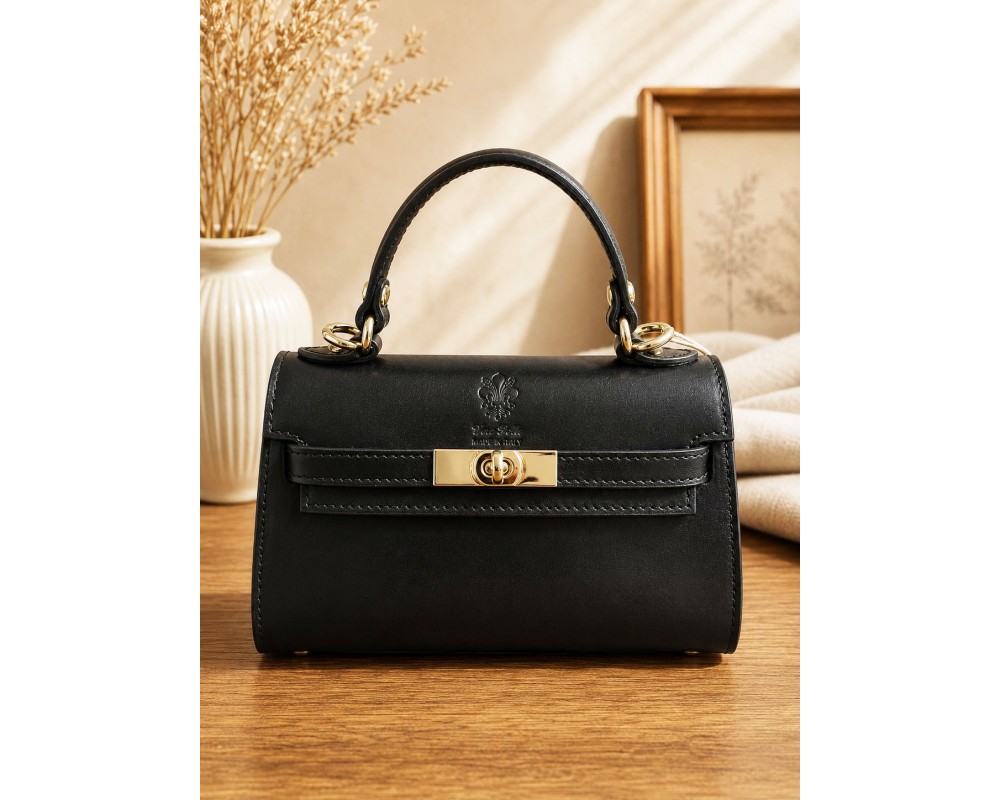 Celestine Leather Top Handle Bag โ 6642