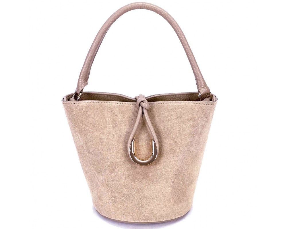 Nadia Leather Bucket Bag โ 697