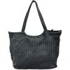 Orlena Woven Washed Calf Leather Shoulder Bag โ LA-B0267