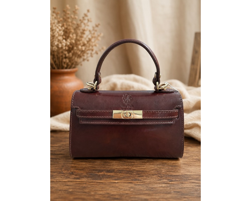 Celestine Leather Top Handle Bag โ 6642