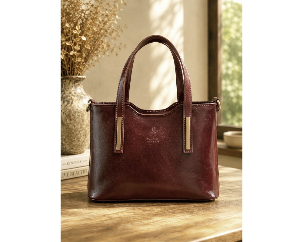 Liviana Large Structured Leather Tote Bag โ 6608