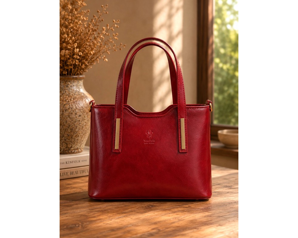 Liviana Large Structured Leather Tote Bag โ 6608