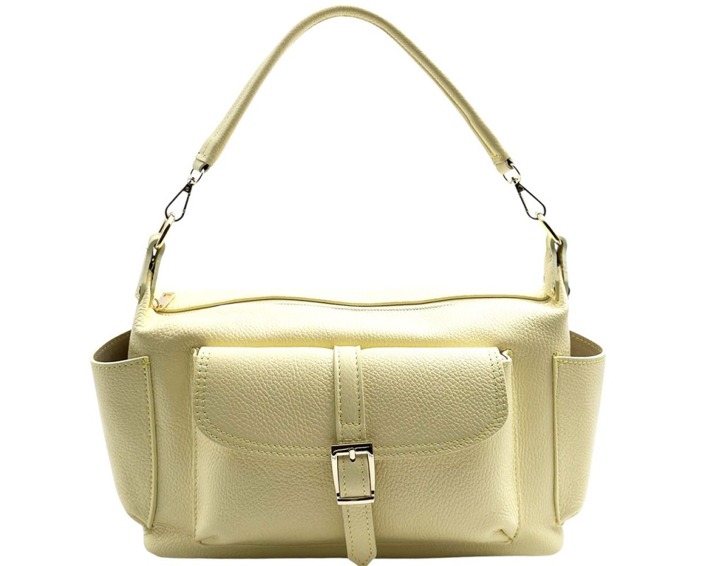 Delvira Pocket Cow Leather Shoulder Bag โ DO-B0272