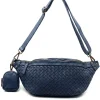 Nissim Leather Woven Sling Bag โ LA-B0311