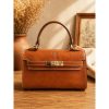 Celestine Leather Top Handle Bag โ 6642