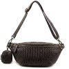 Nissim Leather Woven Sling Bag โ LA-B0311