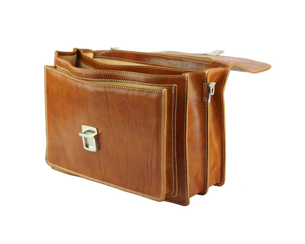 Dalmazio Leather Briefcase โ 7602
