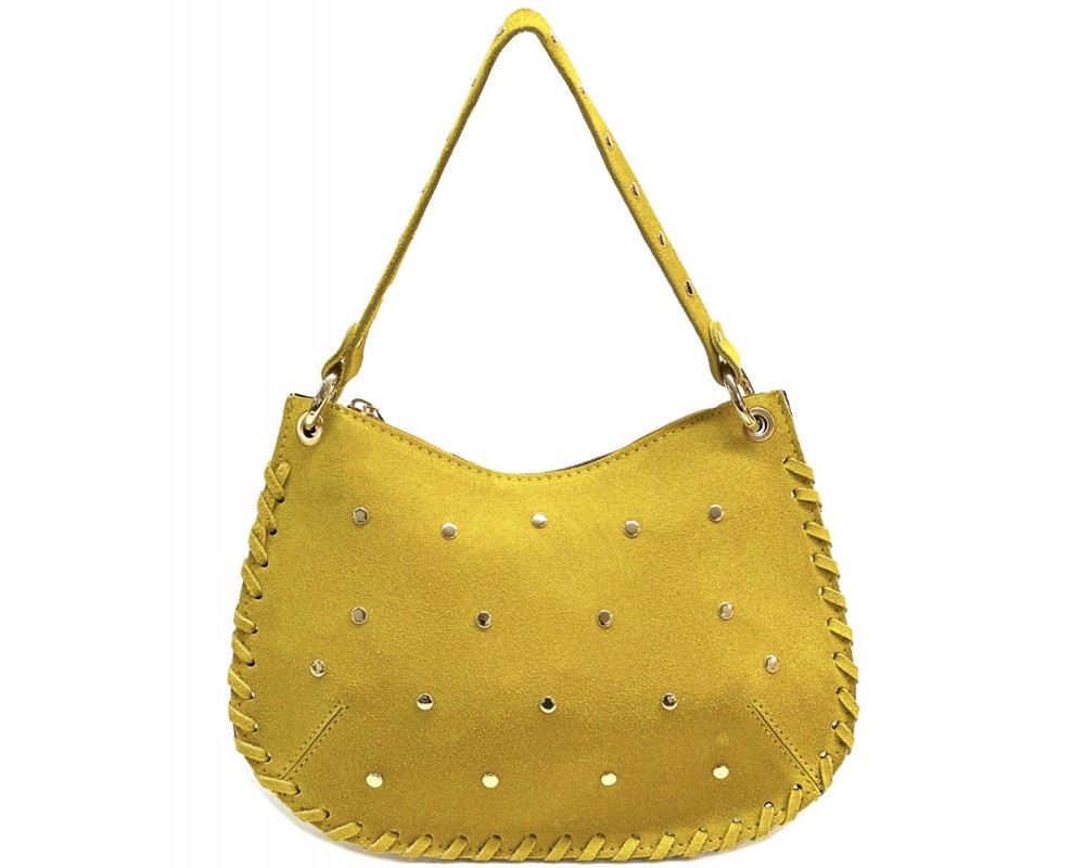 Savannah Suede Leather Shoulder Bag โ 679