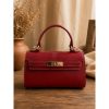 Celestine Leather Top Handle Bag โ 6642