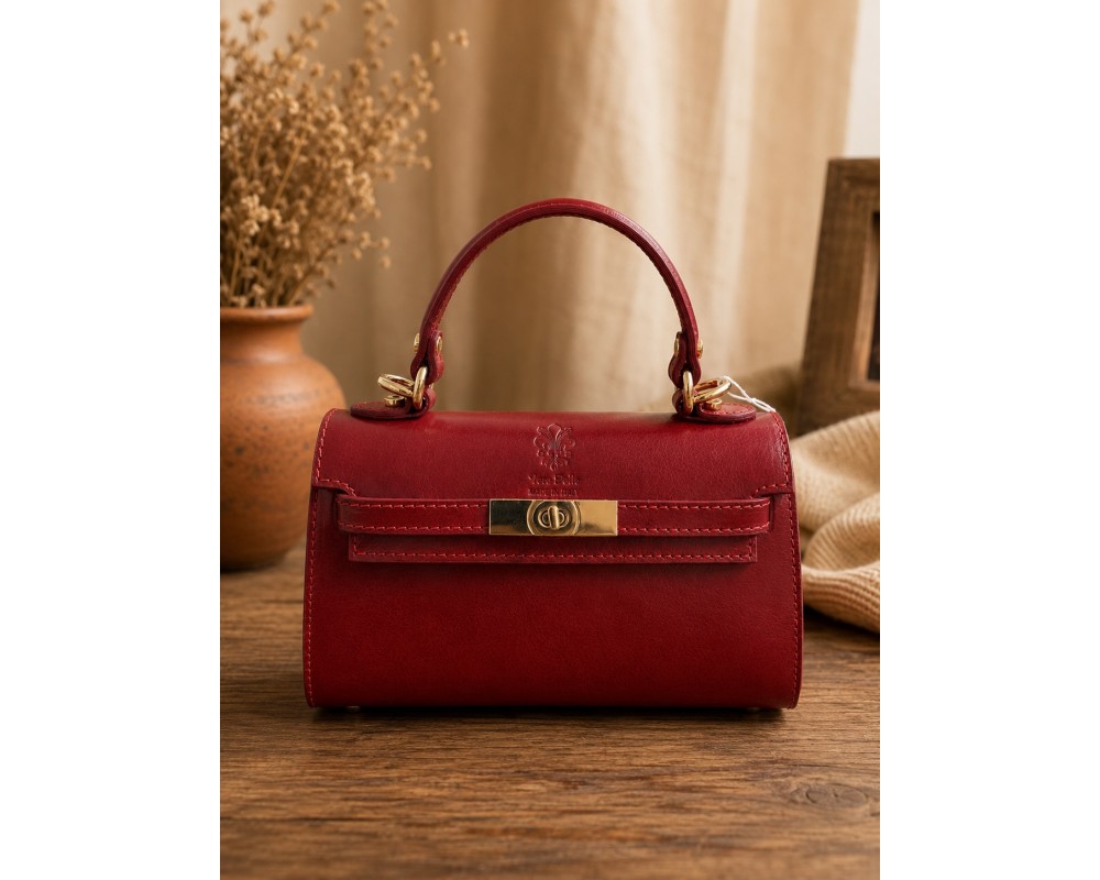 Celestine Leather Top Handle Bag โ 6642
