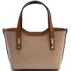 Emily Flora Embossed Leather Handbag โ 5167