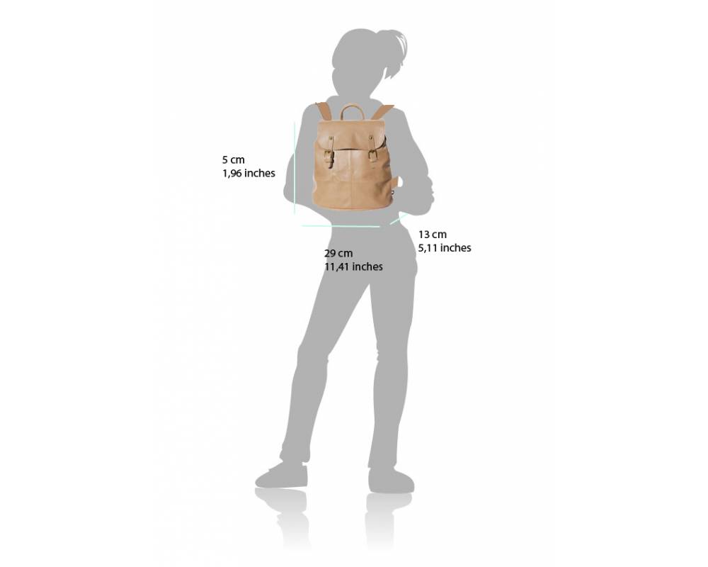 Vara Leather Backpack โ 3010