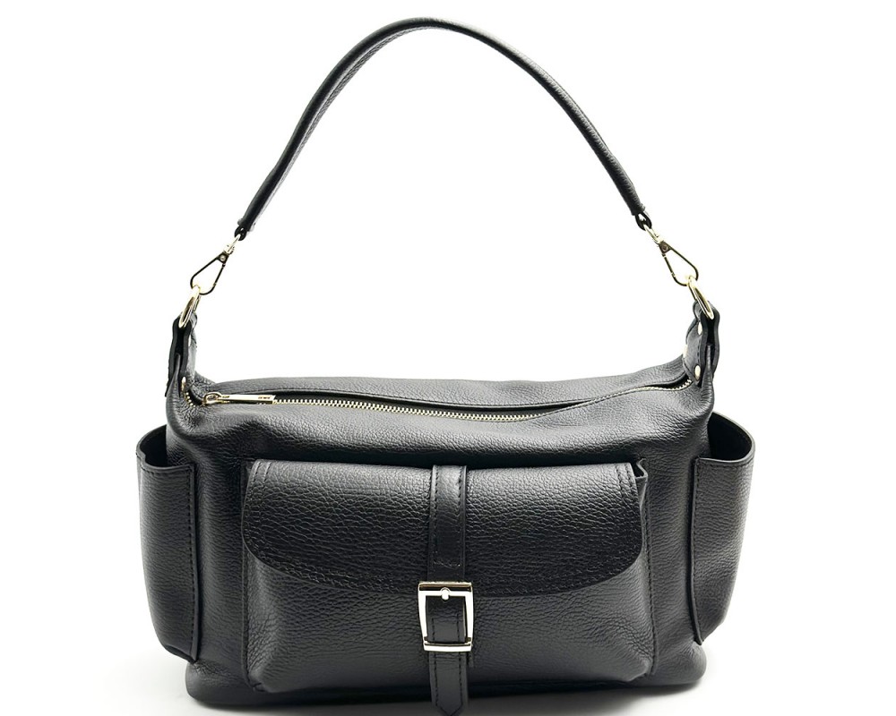Delvira Pocket Cow Leather Shoulder Bag โ DO-B0272