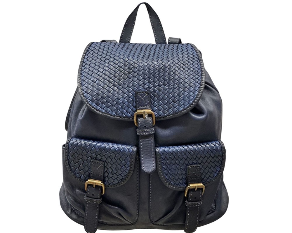 Marinella Washed Cow Leather Backpack โ LA-B0278