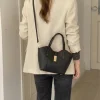 Bianca Small Italian Pebbled Leather Crossbody Tote Bag โ DO-B0239