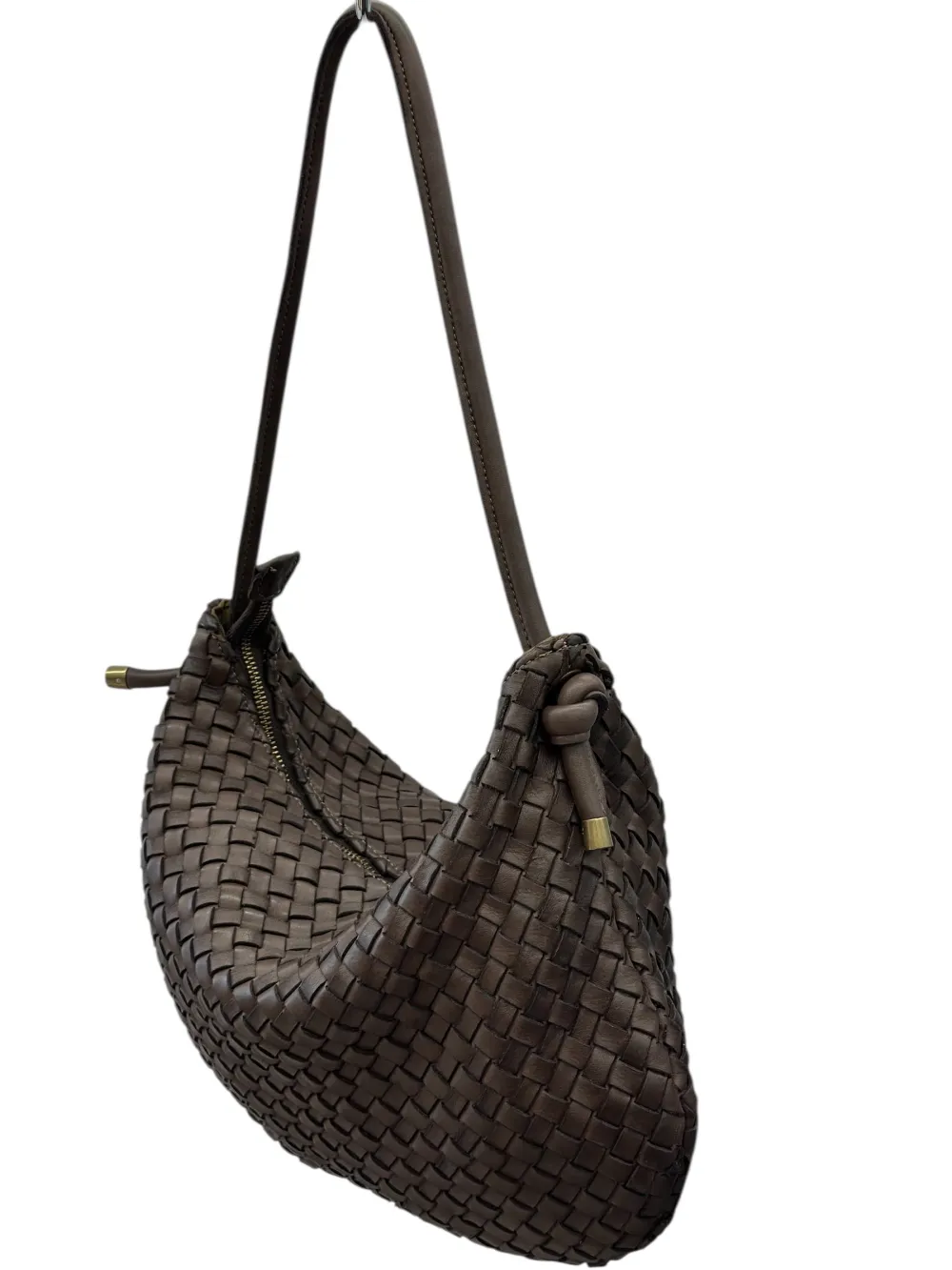 Monica Woven Leather Hobo Bag โ LA-B0236