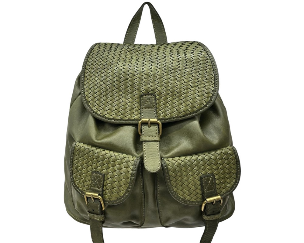 Marinella Washed Cow Leather Backpack โ LA-B0278