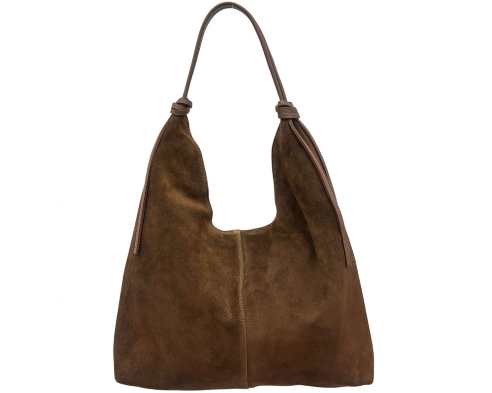 Petra Large Suede Shoulder Bag โ CM-B0346
