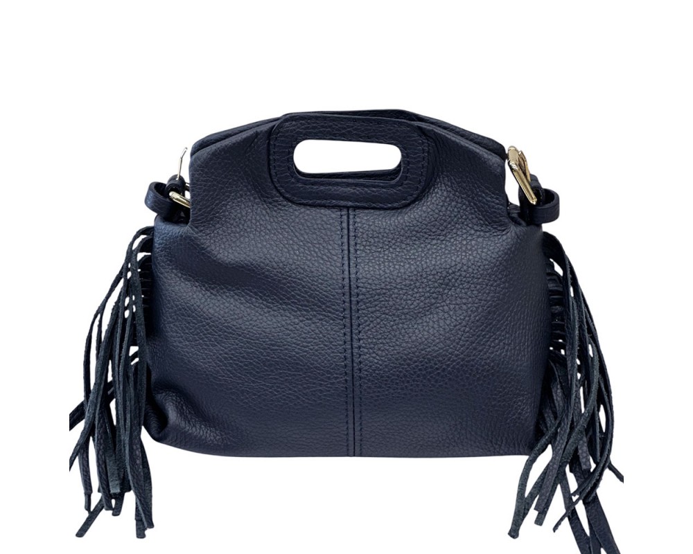 Nazareth Italian Leather Fringe Bag โ DO-B0352