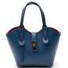 Bianca Small Italian Pebbled Leather Crossbody Tote Bag โ DO-B0239