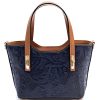 Emily Flora Embossed Leather Handbag โ 5167