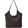 Serenica Woven Soft Washed Cow Leather Hobo Bag โ LA-B0264