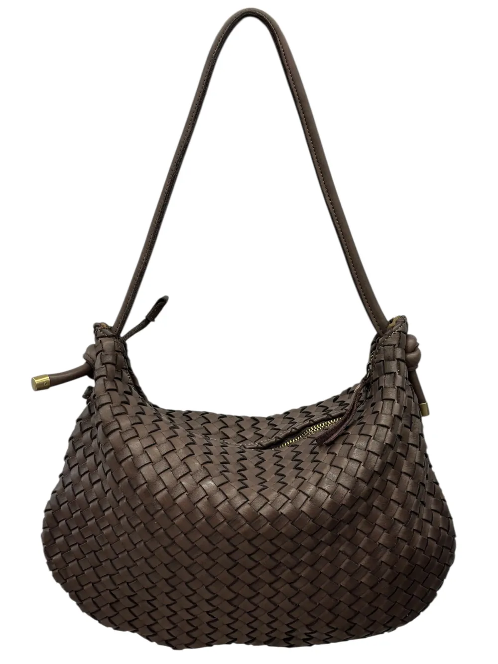 Monica Woven Leather Hobo Bag โ LA-B0236