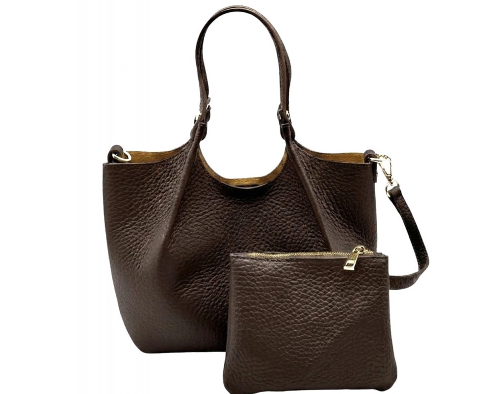 Artemisia Small Italian Cow Leather Shoulder Bag โ DO-B0119S