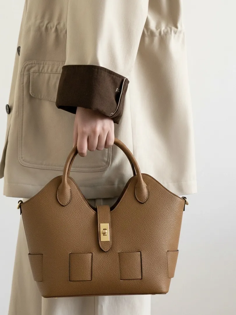 Lunetta Italian Cow Leather Tote Bag โ 759
