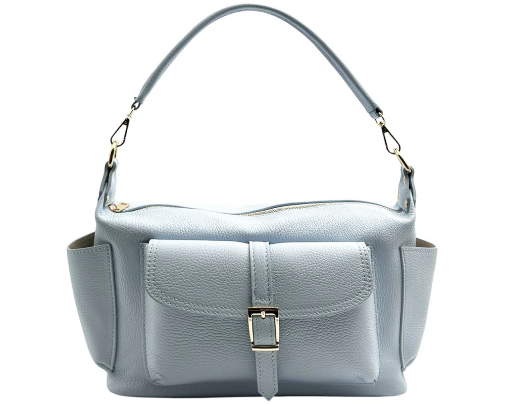 Delvira Pocket Cow Leather Shoulder Bag โ DO-B0272