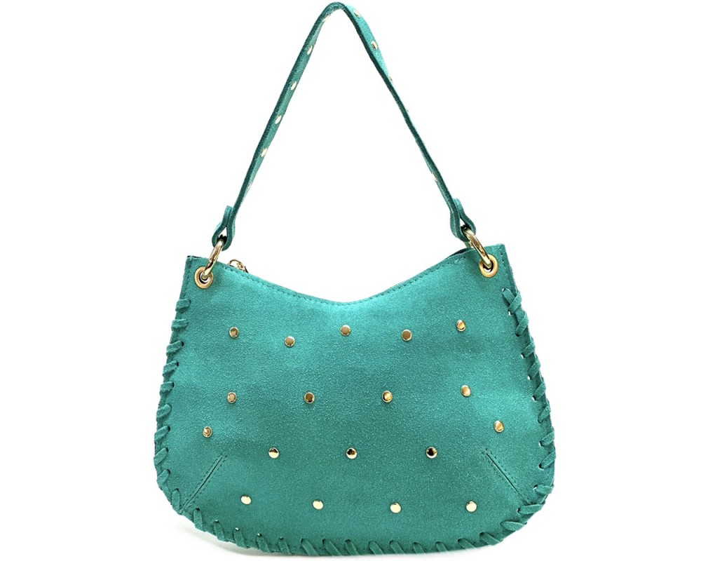 Savannah Suede Leather Shoulder Bag โ 679