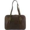 Iรฉna Shoulder tote in natural cowhide trim โ 7555