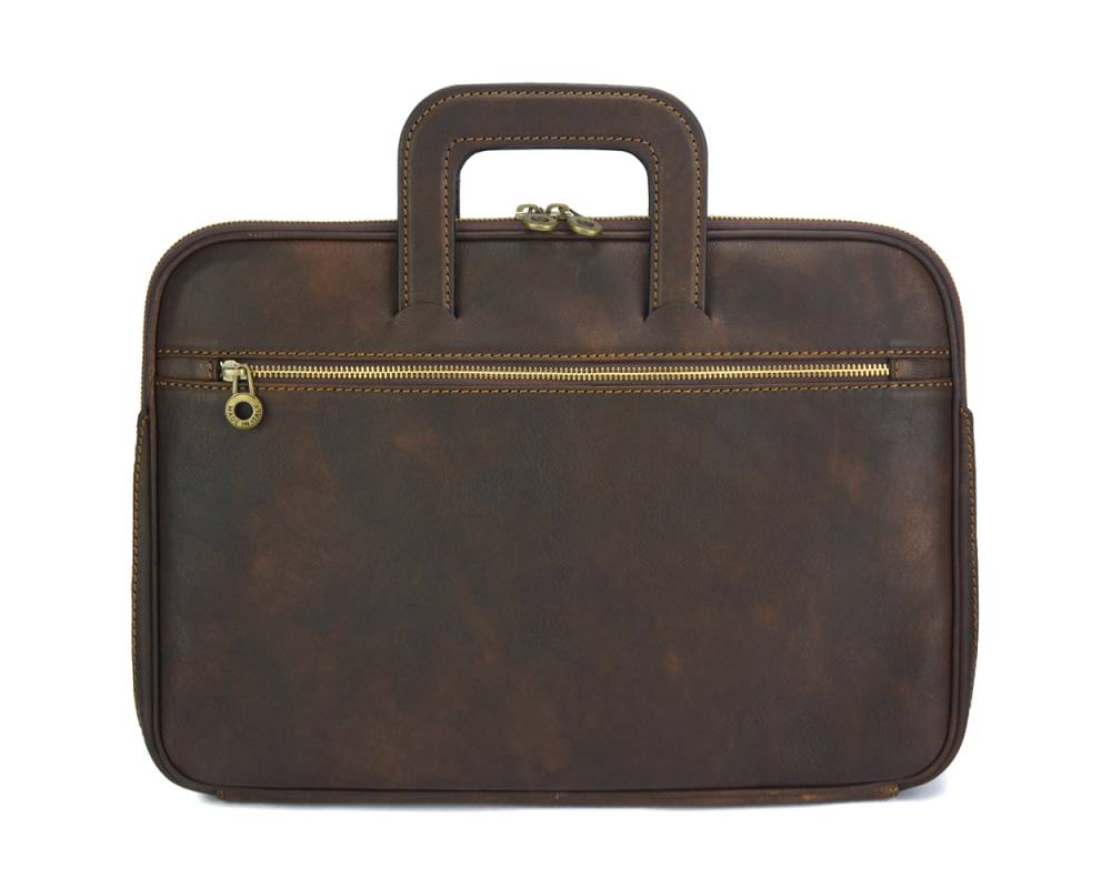 Porte-Documents Jour in Italian Vacchetta leather โ 7550