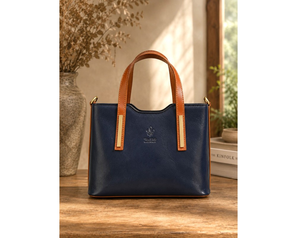 Liviana Large Structured Leather Tote Bag โ 6608