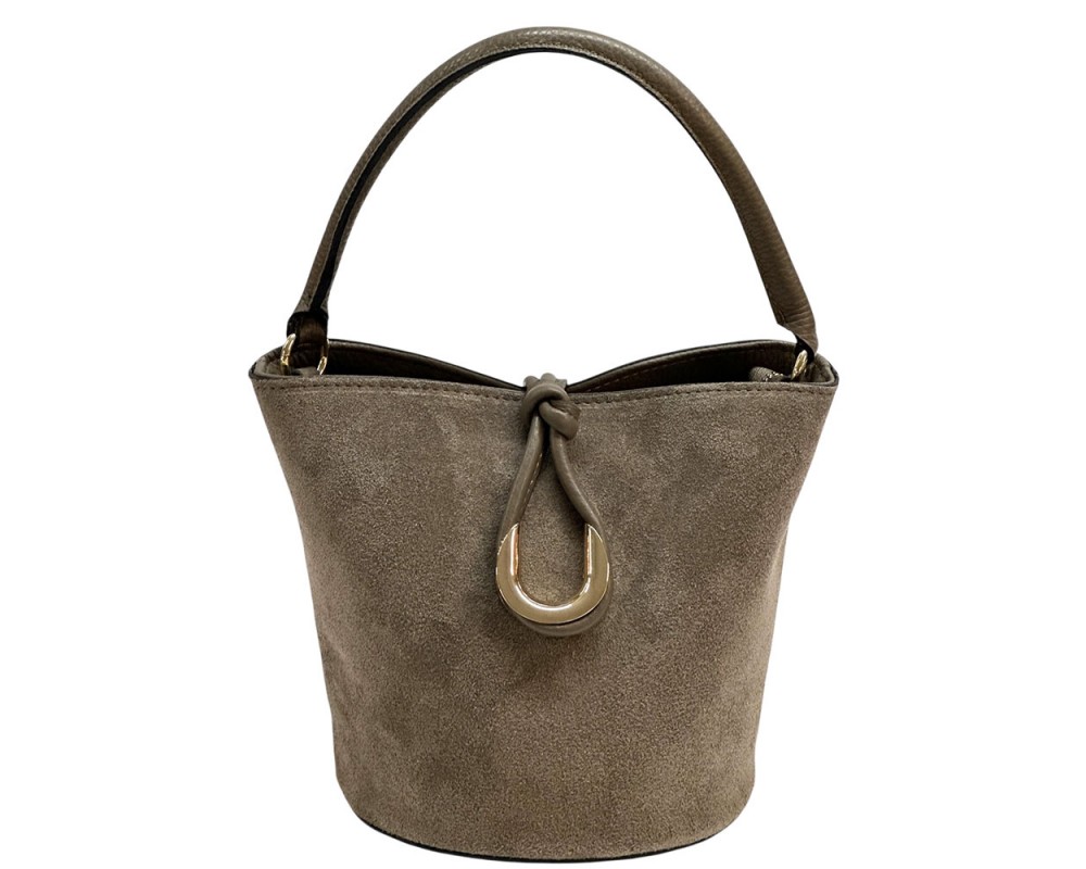 Nadia Leather Bucket Bag โ 697