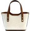 Emily Flora Embossed Leather Handbag โ 5167