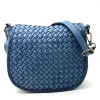 Velisia Woven Cow Leather Saddle Bag โ LA-B0313