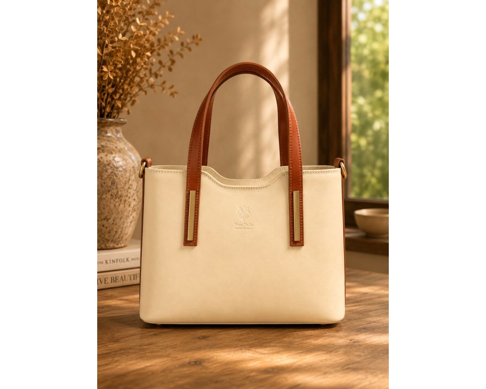 Liviana Large Structured Leather Tote Bag โ 6608