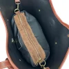 Borsa in pelle scamosciata โ 631-camoscio