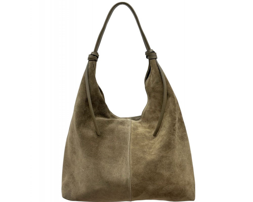 Petra Large Suede Shoulder Bag โ CM-B0346