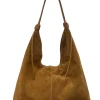 Petra Large Suede Shoulder Bag โ CM-B0346